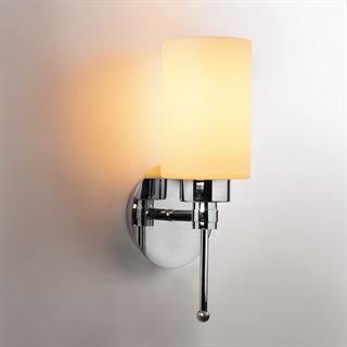 Balcova Modern Tekli Cam Aplik Krom, Dekoratif Duvar Lambası BALCOVA-N-344