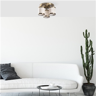 Abajur Başlıklı 3Lü Plafönyer Eskitme Way-11625