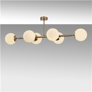 Camlı 6Lı Plafönyer Parlak Gold Fazlı-10501