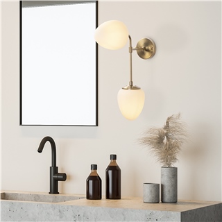 Camlı 2Li Aplik Eskitme Ns-10685