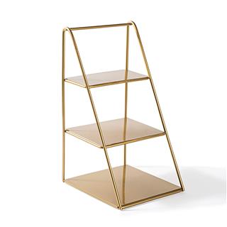 Dekoratif Gold Metal 3 Katlı Raf Mutfak Banyo Tezgah Üstü Düzenleyici Baharatlık Standı,GED-011-B
