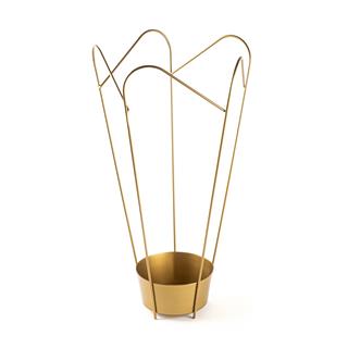 Altın Gold Metal Dekoratif Şemsiyelik Modern Tasarım Antre Ofis Şemsiye Standı,SMS-009
