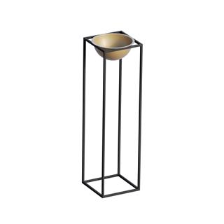 Dekoratif Metal Saksılık 80x28x28 cm Modern Ayaklı Çiçeklik Kaktüs Standı Ged-020-A