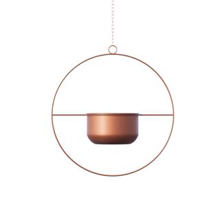 Dekoratif Metal Saksılık,Askılı Ayarlanabilir Yuvarlak Sarkıt Modern Kaktüs Çiçeklik,GED-027-B