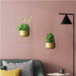 Dekoratif Metal Saksılık,Askılı Ayarlanabilir Dikdörtgen Sarkıt Modern Kaktüs Çiçeklik,GED-028-A