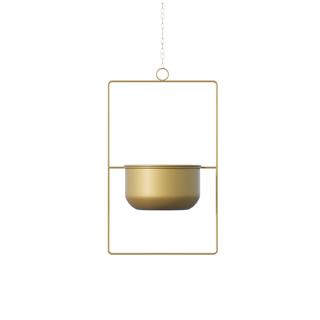 Dekoratif Metal Saksılık,Askılı Ayarlanabilir Dikdörtgen Sarkıt Modern Kaktüs Çiçeklik,GED-028-A