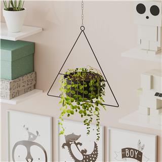 Dekoratif Metal Saksılık,Askılı Ayarlanabilir Üçgen Sarkıt Modern Kaktüs Çiçeklik,GED-030