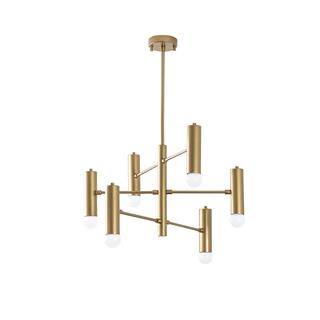 Metal 6Lı Avize Parlak Gold Gharıb-13267