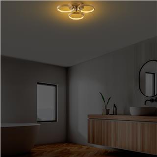 LedLi Avize Parlak Gold Halka-13311