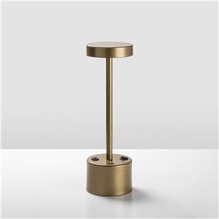 LedLi Şarjlı Masa Lambası Parlak Gold Keyf-13393