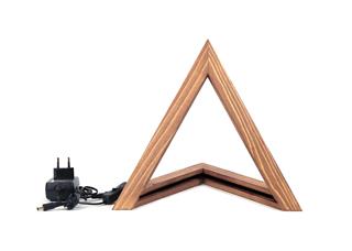 LedLi Ahşap Masa Lambası Natural Ahşap Knled-Kn01