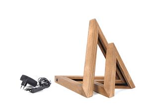 LedLi Ahşap Masa Lambası Natural Ahşap Knled-Kn03