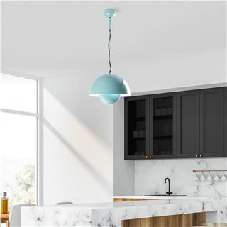 Metal Sıvama Tekli Sarkıt Turquoise Kure-30-15-Nus-2676-Turquoıse