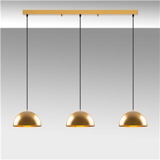 Metal Sıvama 3Lü Sarkıt Parlak Gold Kure-30-Mr-721-2