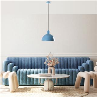 Metal Sıvama Tekli Sarkıt Mavi Kure-30-Mr-993-Lıghtblue