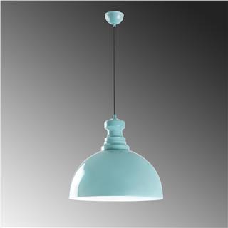 Metal Sıvama Tekli Sarkıt Parlak Turkuaz Kure-40-228-Turquoıse