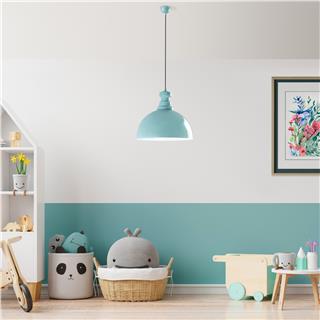 Metal Sıvama Tekli Sarkıt Parlak Turkuaz Kure-40-228-Turquoıse