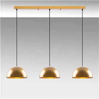 Metal Sıvama 3Lü Sıralı Sarkıt Parlak Gold Kure-40-Mr-722-2