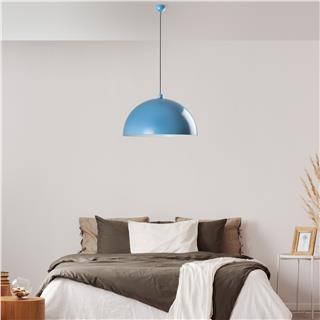 Metal Sıvama Tekli Sarkıt Mavi Kure-60-236-Lıghtblue
