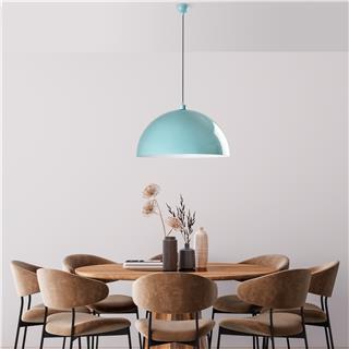 Metal Sıvama Tekli Sarkıt Parlak Turkuaz Kure-60-236-Turquoıse