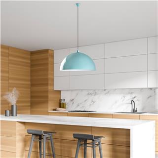 Metal Sıvama Tekli Sarkıt Parlak Turkuaz Kure-60-236-Turquoıse
