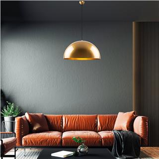 Metal Sıvama Tekli Sarkıt Parlak Gold Kure-60-Mr-724-1