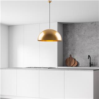 Metal Sıvama Tekli Sarkıt Parlak Gold Kure-60-Mr-724-1
