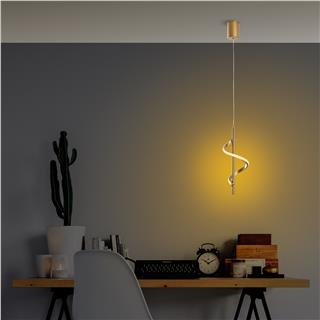Modern Sarkıt Ledli Aplik Parlak Gold, Yatak Odası Led Aplik Aydınlatma 3000K Sarı Işık LIKMA-13519