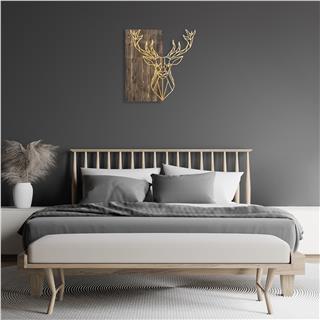 Ma-106-Gold Metal Ahşap Duvar Panoları Ma-106-A