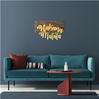 Ma-112-Gold Metal Ahşap Duvar Panoları Ma-112-A