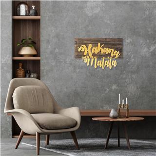 Ma-112-Gold Metal Ahşap Duvar Panoları Ma-112-A