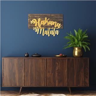 Ma-112-Gold Metal Ahşap Duvar Panoları Ma-112-A