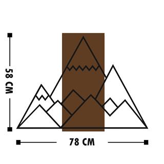 Metal Ahşap Duvar Panoları Ma-143