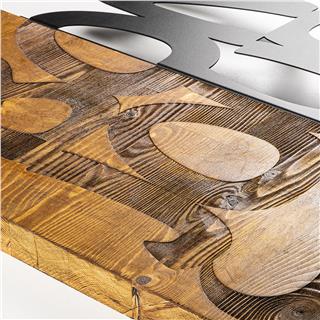 Metal Ahşap Duvar Panoları Ma-156
