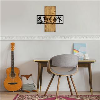 Metal Ahşap Duvar Panoları Ma-301