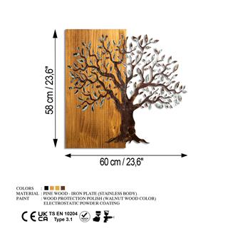 Metal Ahşap Duvar Panoları Ma-371-A