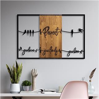 Metal Ahşap Duvar Panoları Ma-399