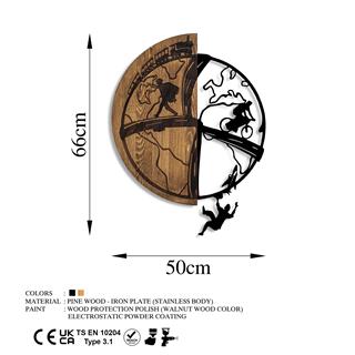 Metal Ahşap Duvar Panoları Ma-402