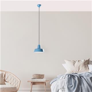 Metal Sıvama Tekli Sarkıt Pütürlü Siyah Mematı-181Lıghtblue-1