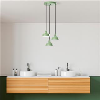 Metal Sıvama 3Lü Tepsi Sarkıt Green Mematı-181Mıntgreen-3
