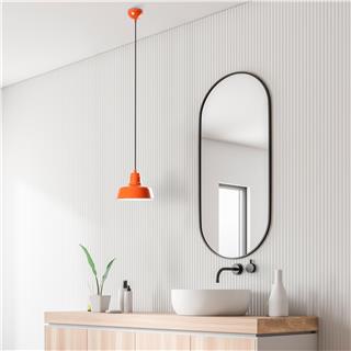 Metal Sıvama Tekli Sarkıt Pütürlü Siyah Mematı-181Orange-1