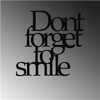 Metal Duvar Dekorları Pütürlü Siyah Metal-183-Led