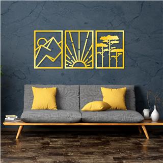 Metal Duvar Dekorları Model-1194-A