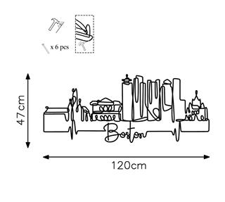 Metal Duvar Dekorları Model-239