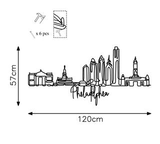 Metal Duvar Dekorları Model-249