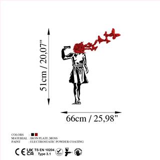 Model-427-A Metal Duvar Dekorları Yns-038