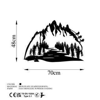 Metal Duvar Dekorları Model-534
