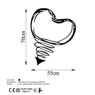 Metal Duvar Dekorları Model-539