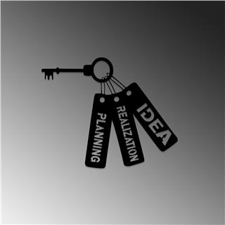 Metal Duvar Dekorları Model-543