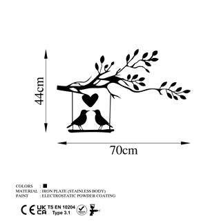 Metal Duvar Dekorları Model-545